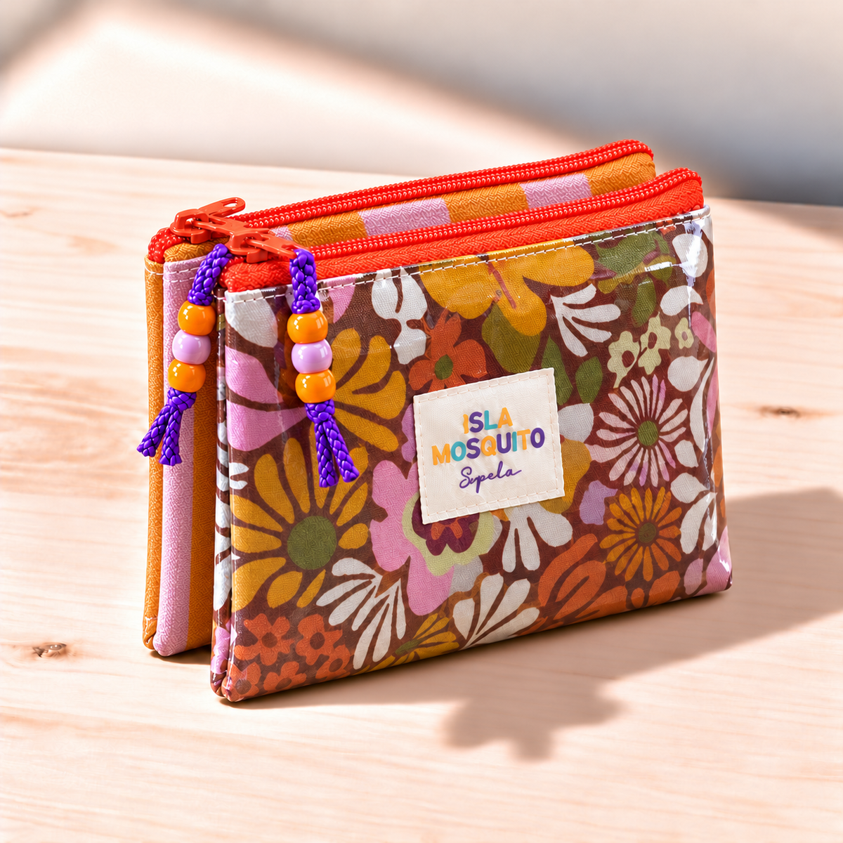 Cartera doble compacta #34