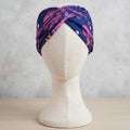 Turbante #1 - Cactus azul/rosa